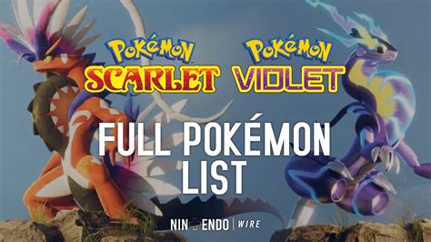 pokemon scarlet pokedex|List of Pokémon by Paldea Pokédex number